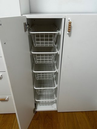 Armario IKEA infantil + almacenaje blanco