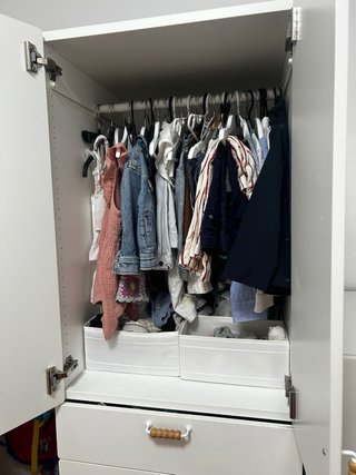 Armario IKEA infantil + almacenaje blanco