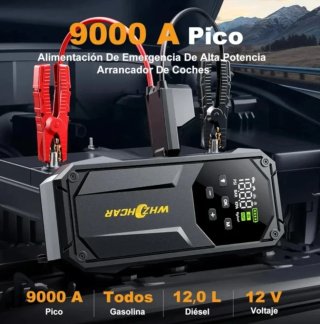Arrancador Batería 9000A + Compresor Aire 160PSI