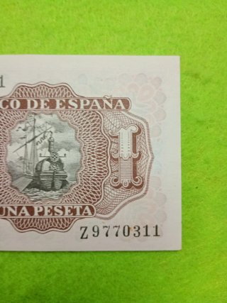 Billete 1 Peseta Banco de España 1953