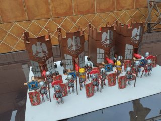 Playmobil 4 torre de asalto romanas.