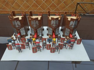 Playmobil 4 torre de asalto romanas.