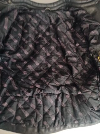 Chaqueta de cuero Garibaldi Negra talla 56.