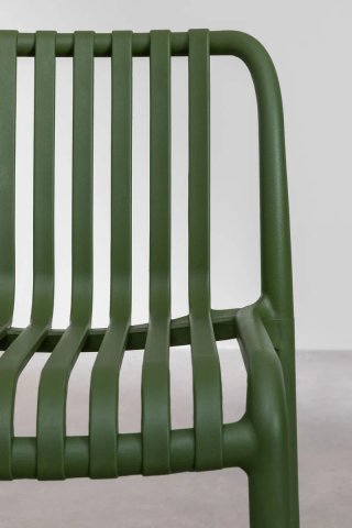 Taburete Alto Wendell 75 cm Apilable Verde