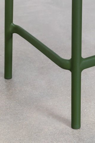 Taburete Alto Wendell 75 cm Apilable Verde