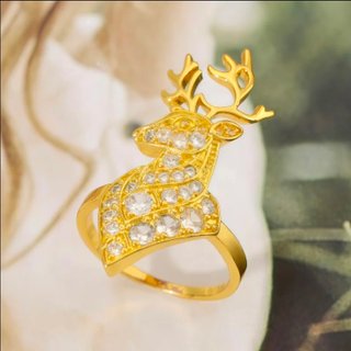 Anillo Ciervo Hombre Acero Inoxidable Talla 9
