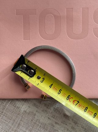 Pulsera Tous Osos Malla Dorada Plata