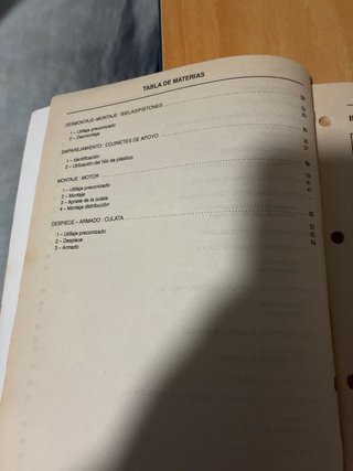 Manual Taller Motor Gasolina TU PSA