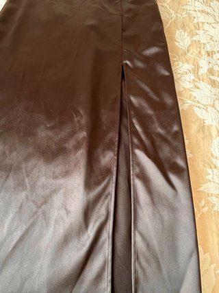 Vestido raso vestir/fiesta talla S Zara