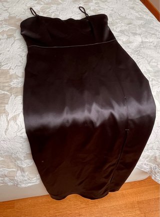 Vestido raso vestir/fiesta talla S Zara