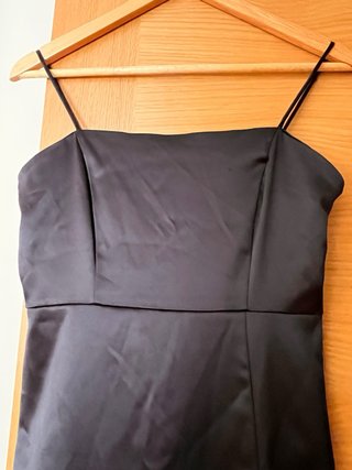 Vestido raso vestir/fiesta talla S Zara