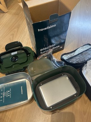 Travelisimo Tupper fiambrera eléctrica almuerzo