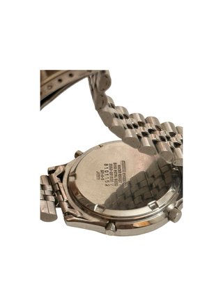 Orologio Cronografo Citizen Vintage Argento Bianco