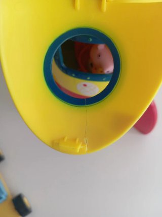Cohete Peppa Pig con Coche y Figuras