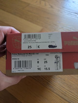 Scarpe Puma Bambino Tg 25 EU