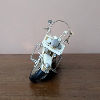 Moto de hojalata vintage artesanal estilo Harley