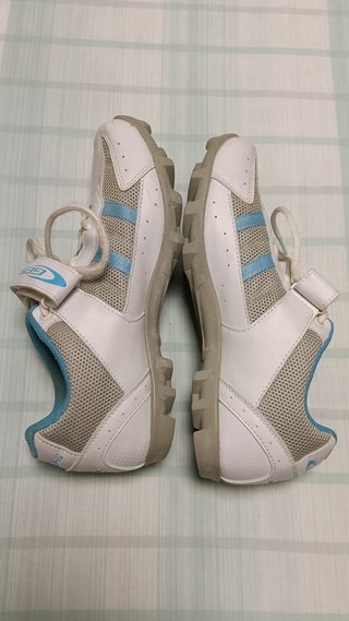 Zapatillas Ciclismo Ges Sky Blancas/Azules