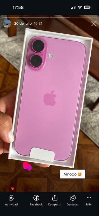 iPhone 16 128GB Rosa