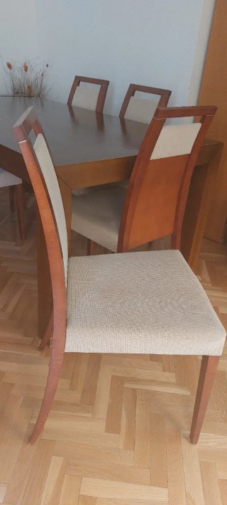 Mesa de comedor y 6 sillas