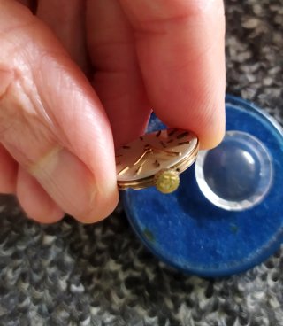 Reloj Omega de mujer. Esfera y Maquinaria