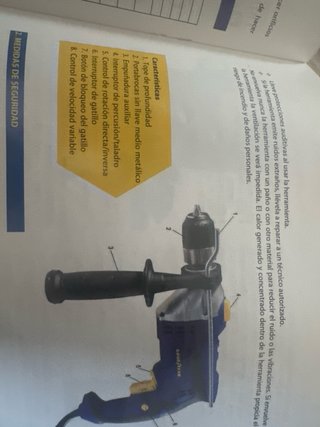 Taladro Goodyear 900W con maletín