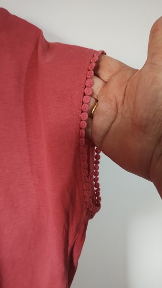 Camiseta Sfera Basic Mujer Talla M Rosa