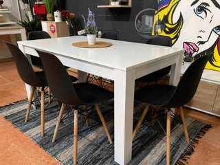 Pack de Mesa Comedor con Seis Sillas