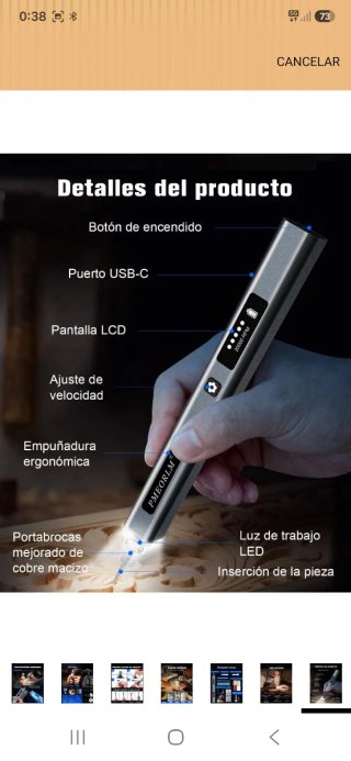 Bolígrafo de Grabado PMEORLM nuevo precintad