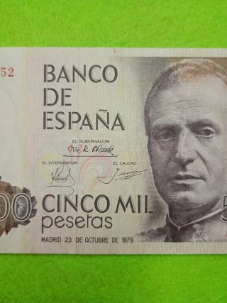 Billete 5000 pesetas Banco de España 1979