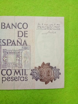 Billete 5000 pesetas Banco de España 1979