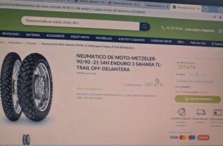 Neumático enduro motocross