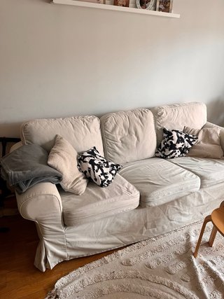 Sofá 3 plazas Ikea beige/gris