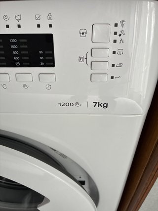 Lavadora Indesit 7kg 1200 rpm