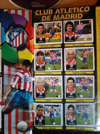 Álbum Cromos Liga 98/99 ediciones este, Incompleto