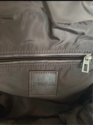 Mochila Desigual Marrón con Tachuelas