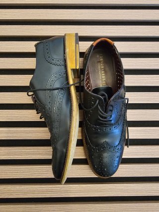Zapatos London Brogues Gatsby Negros