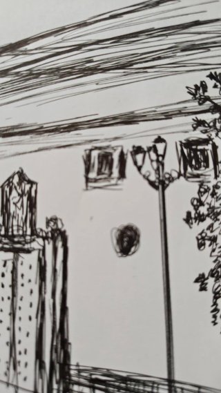 Dibujo original "San Agustín de Cádiz"