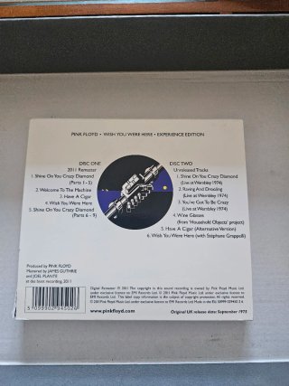 CD Pink Floyd - Wish you were here - Experience ed