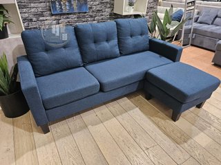 Sofa con Puff Convertible en Chaise Longue