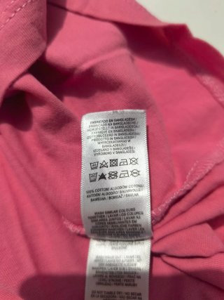 Camiseta rosa Primark XS