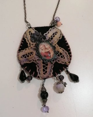 Collana ex voto vintage