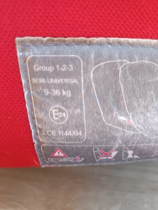Silla de coche Kiwy G-Fix Isofix Roja