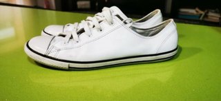 Converse Piel Blancas Mujer Talla 42.5