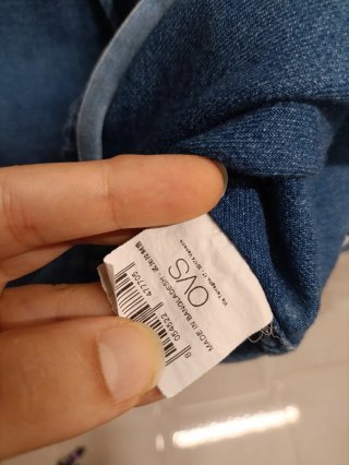 Camicia jeans uomo BRAND & MORE blu