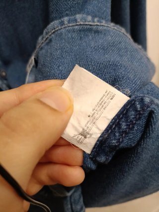 Camicia jeans uomo BRAND & MORE blu