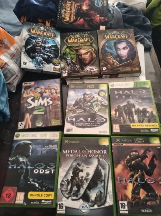 Lote Juegos PC y Xbox: WoW, Halo, Sims, MoH