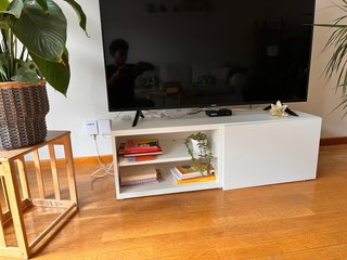Mesa TV Blanca