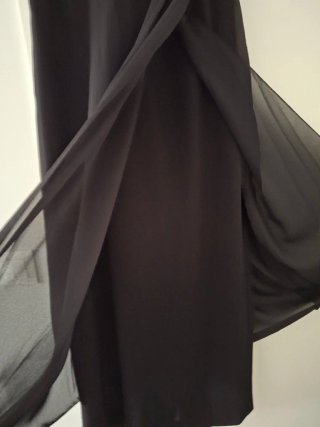 Vestido JM Moya Negro y Blanco