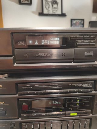 Cadena Hi-Fi AIWA CX-76 + CD DX-M73