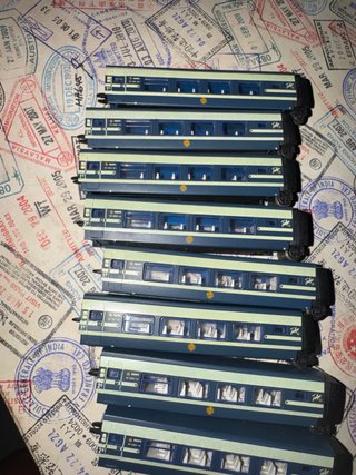 Lote 8 coches Talgo Pendular RENFE Escala N